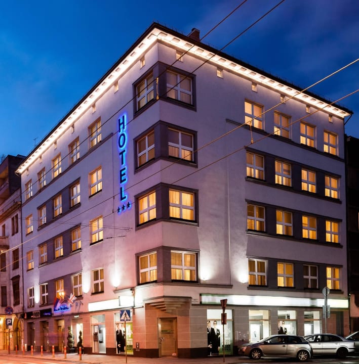 Hotel from the outside. Hotel Kracow Residence