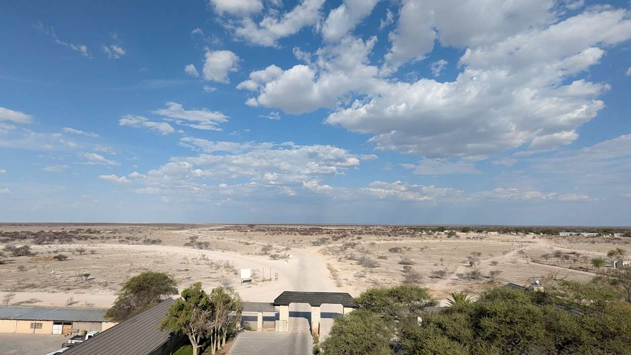 Ausblick Okaukuejo Camp