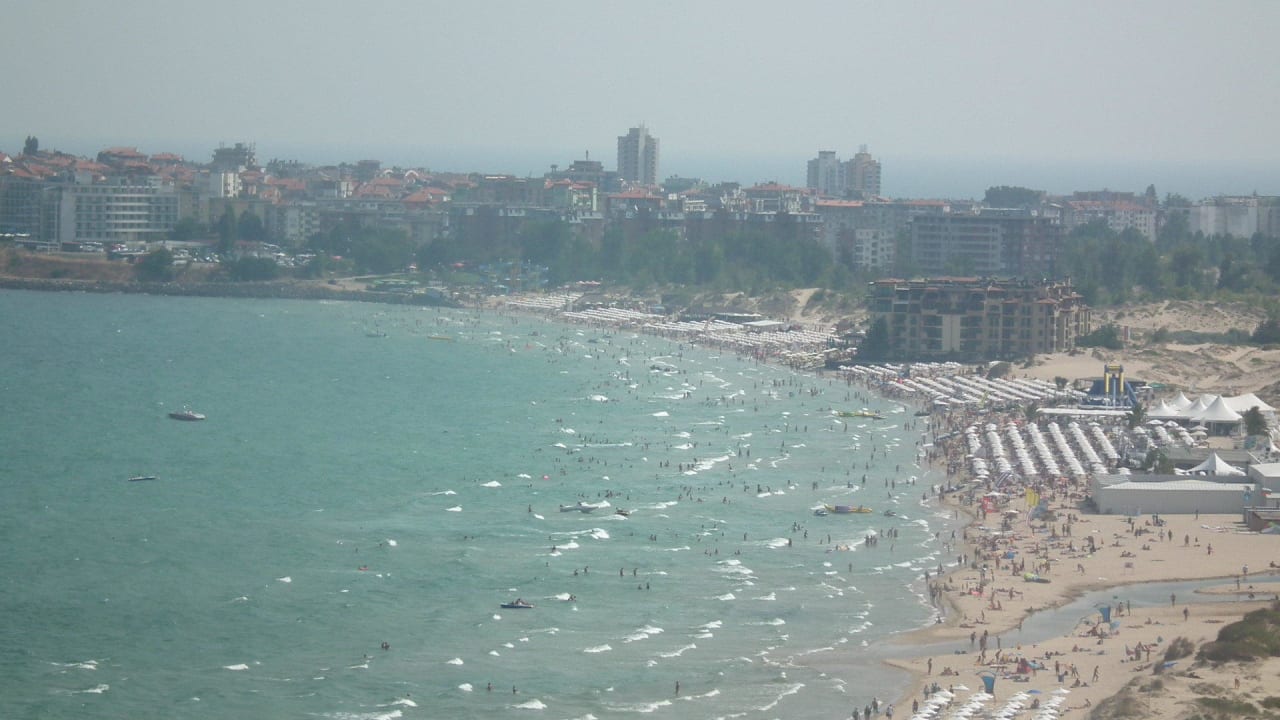 Ausblick vom Balkon Burgas Beach Hotel