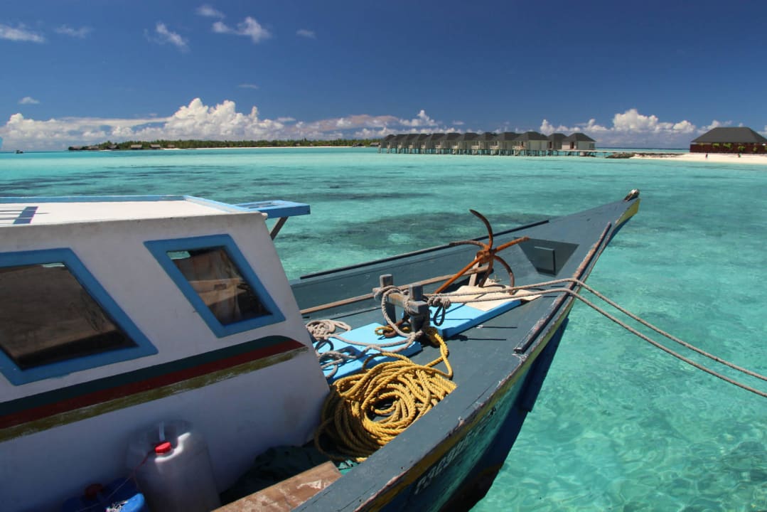 Vom Steg  aus  Summer Island Maldives