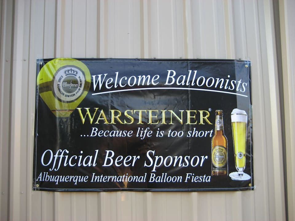 Warsteiner in Amerika - auch im Hotel Embassy Suites Albuquerque