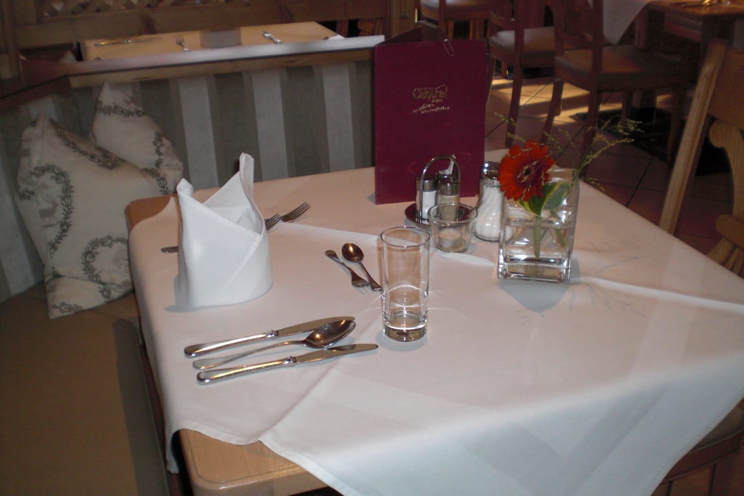 Schön gedeckter Tisch Hotel Central