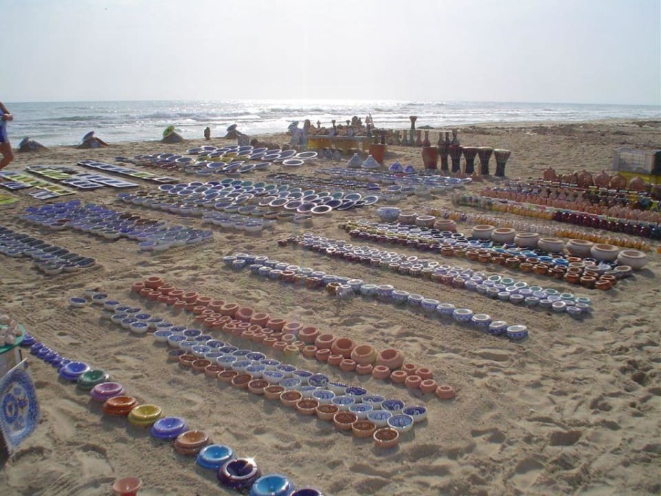 mercatino spiaggia Iliade Aqua Park Djerba