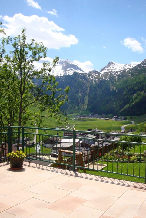 Blick von der Terrasse Frühstückspension Christina