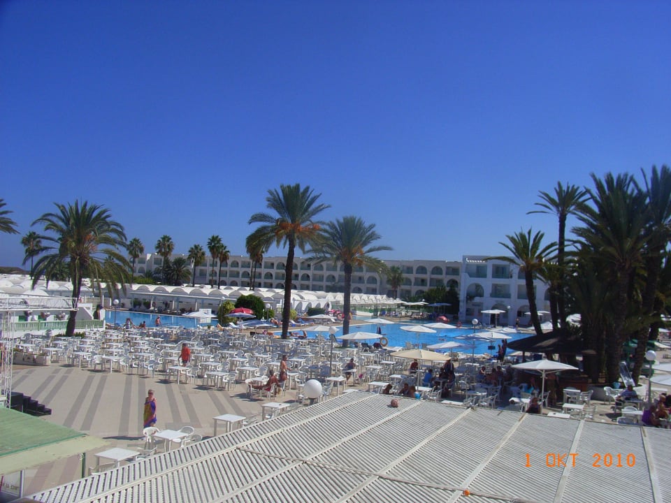 Ausblick auf die Innenanlage El Mouradi Club Kantaoui