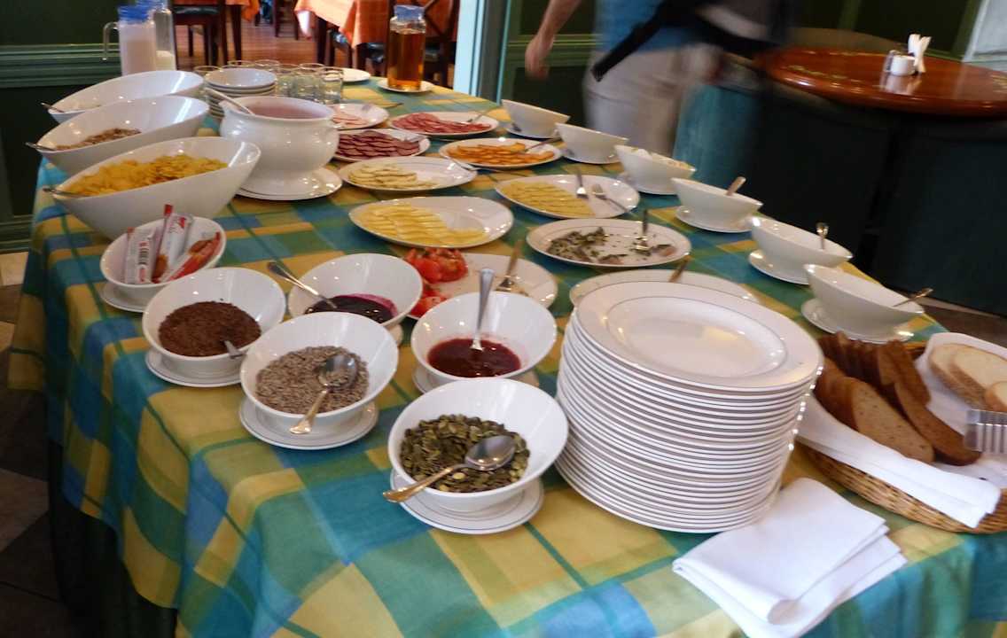 Teil des Frühstückbuffets Art Hotel Laine