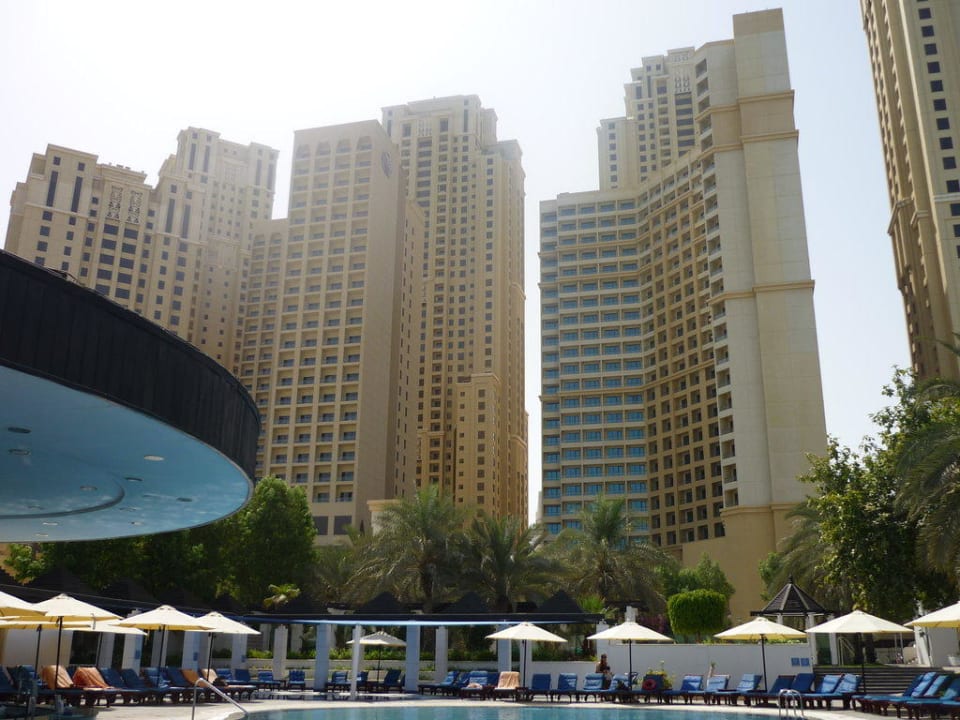 Ausblick am Pool Sheraton Jumeirah Beach Resort