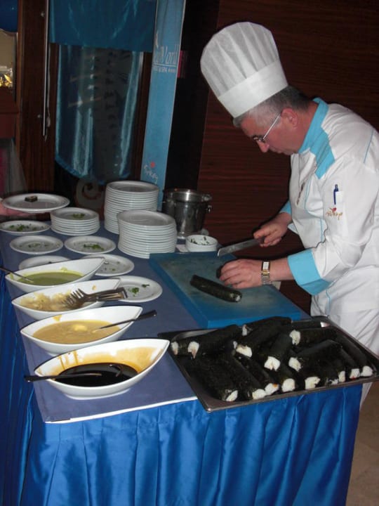 Sushi am Fisch-Abend Seaden Sea World Resort & Spa