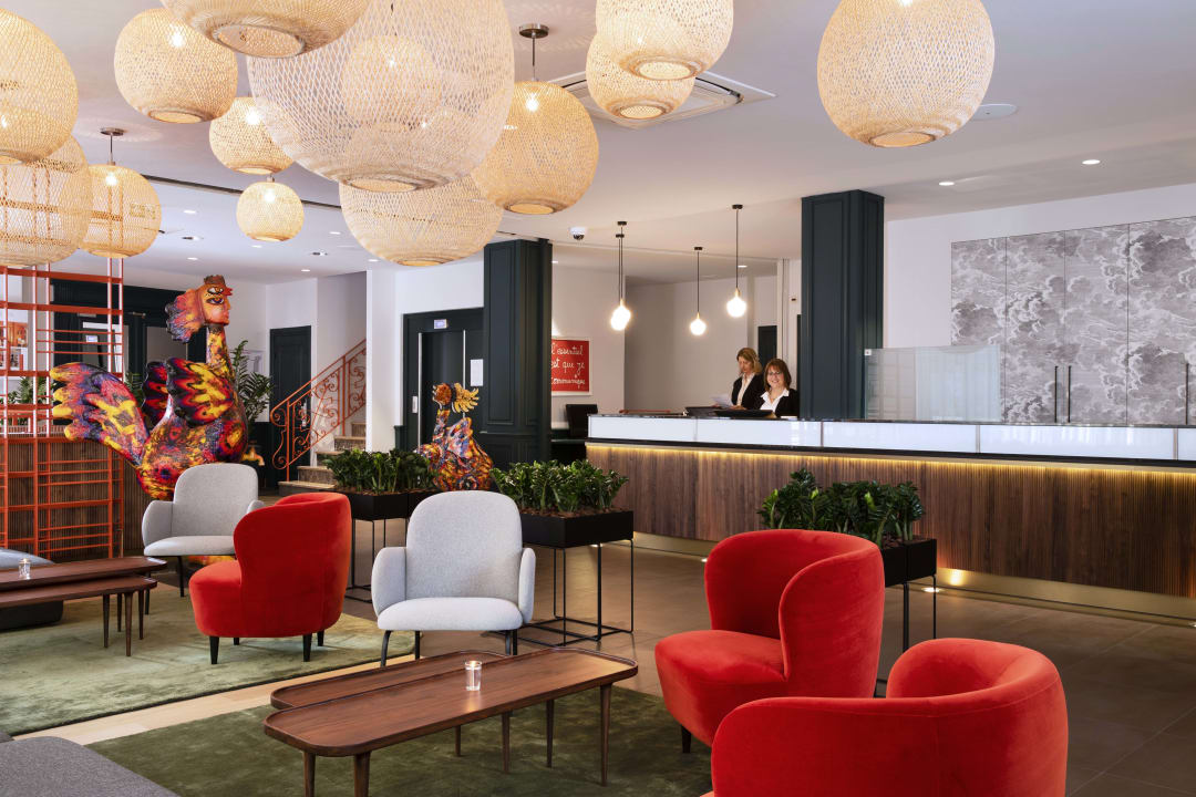 Lobby Hotel Le Colombier