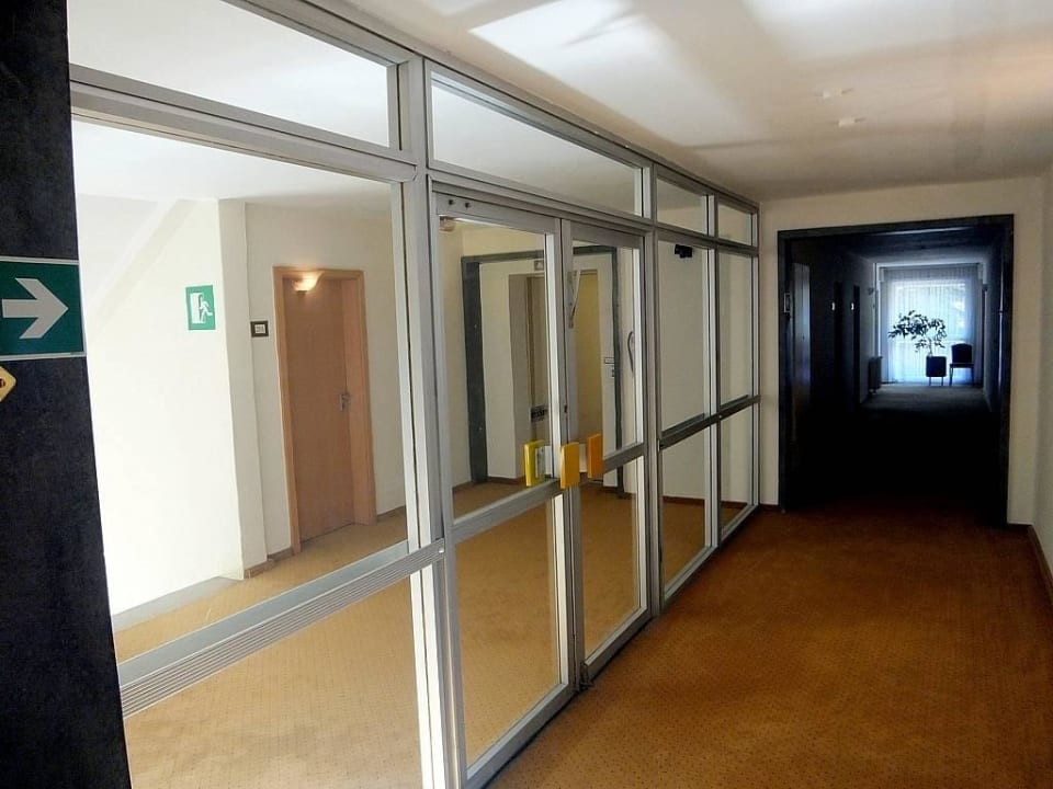 Treppenhaus, Zugang zu den Zimmern Ferienhotel Markersbach