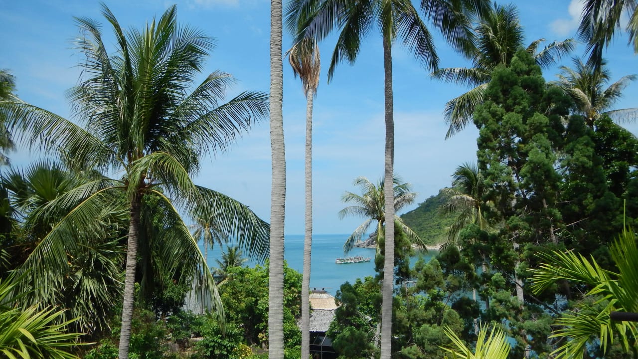 Blick von unserer Terrasse Panviman Resort Koh Phangan
