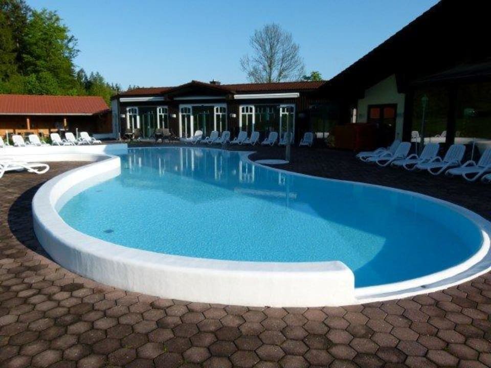 Außenpool Riederin Hotel & Chalets