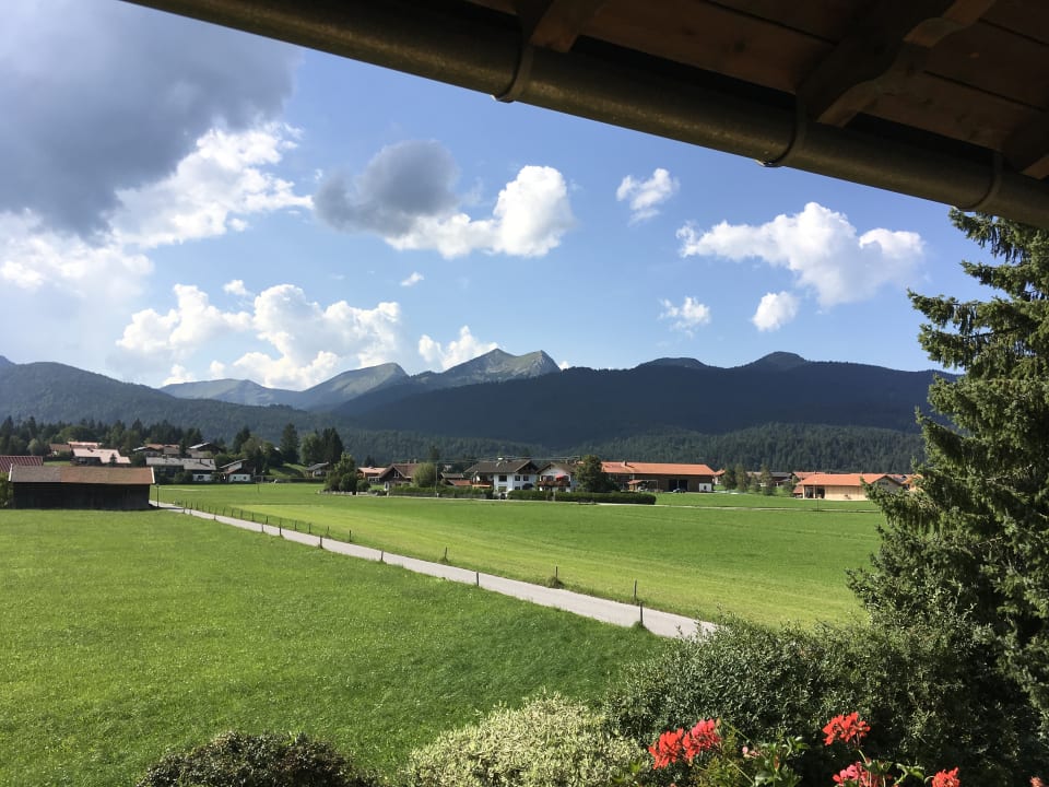 Ausblick Gästehaus Huber