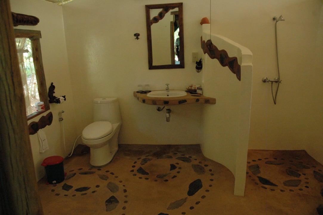 Badezimmer im Luxuszelt Elephant Hills