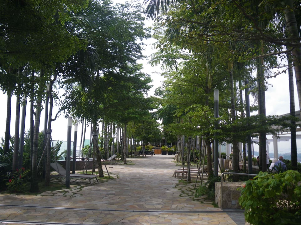 Die Dachgartenanlage Marina Bay Sands