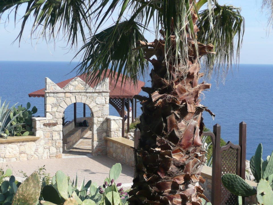 Restaurantblick Hotel Kalithea Horizon Royal