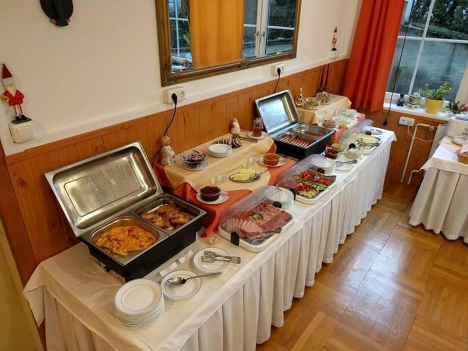 Das Frühstücksbüffet Hotel Haus Franziskus