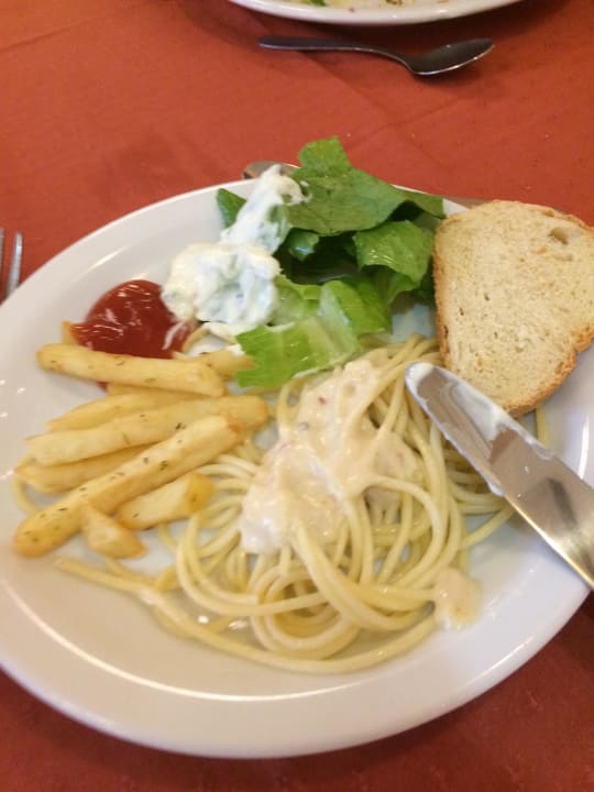 Das Essen eines 4 Sterne Hotels... HARPIN Georgioupolis Resort Aquapark & SPA