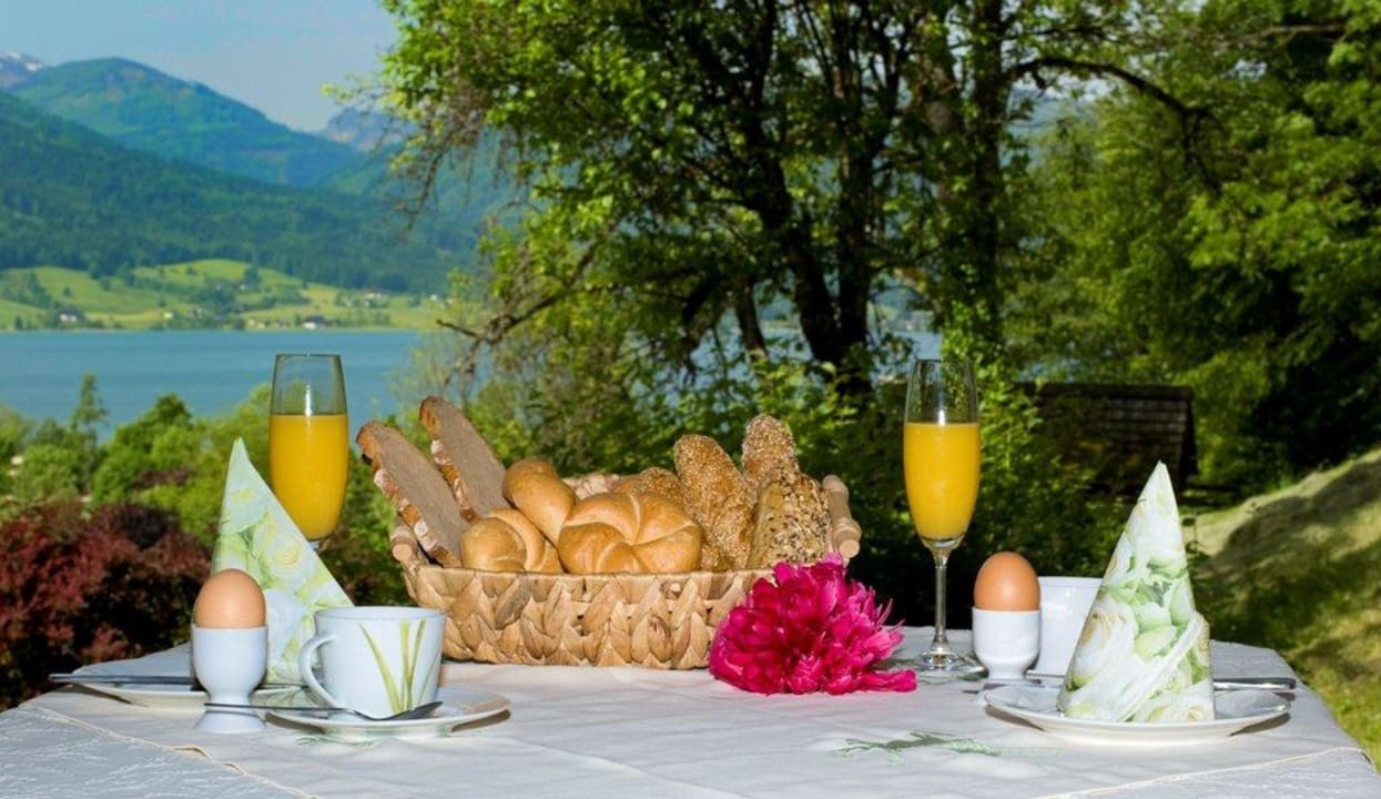 Frühstücksraum Aussicht Haus Kasbichler