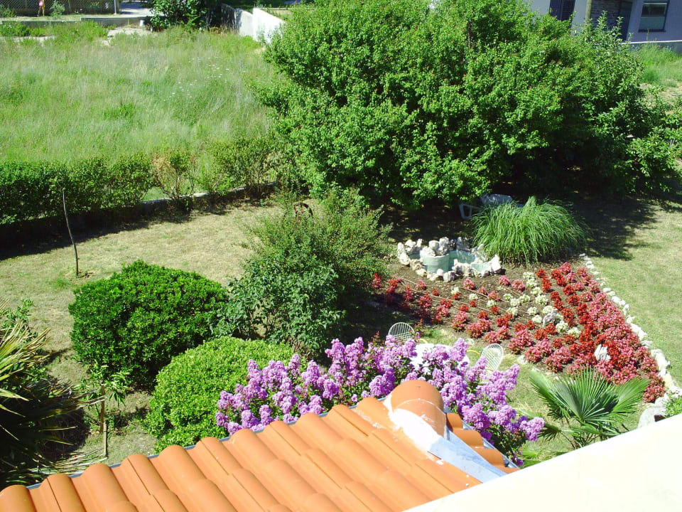 Blick vom Balkon Pansion Burin