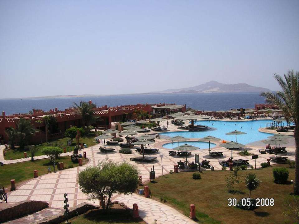 Pool mit Meerblick Hotel Hauza Beach Resort