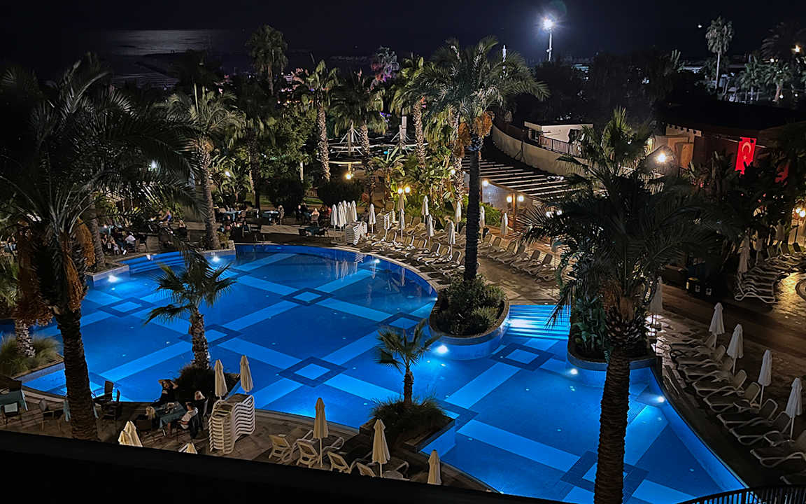 Ausblick Sunis Evren Beach Resort Hotel & Spa