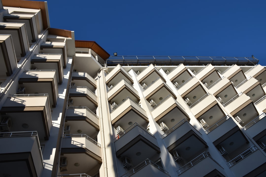 Blick vom Pool Grand Atilla Hotel