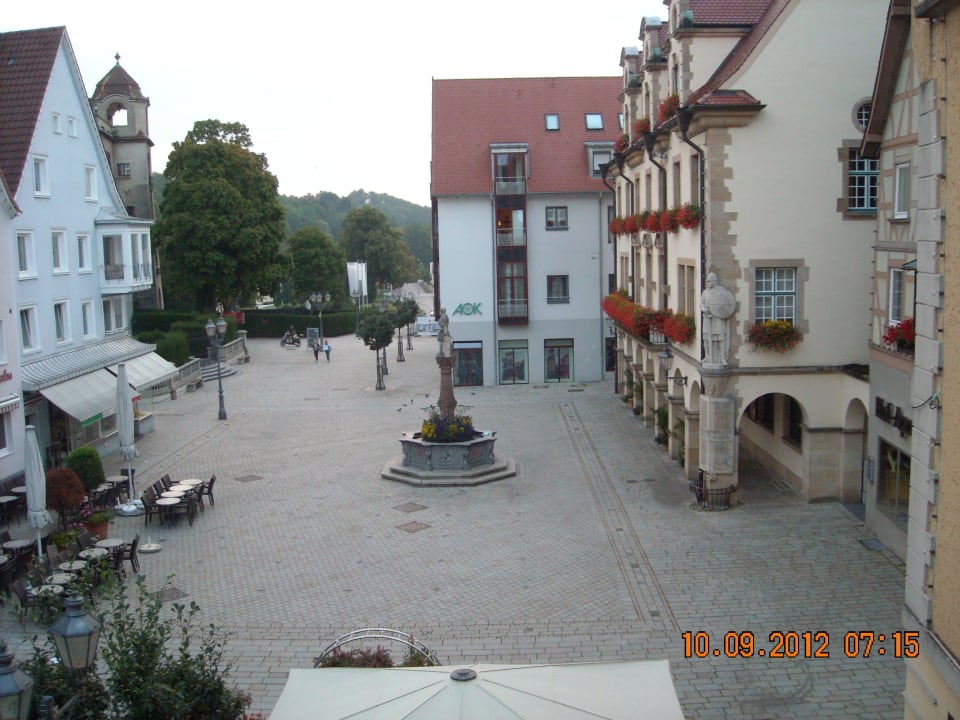 Stadt Sigmaringen aus dem Fenster Hotel & Gasthof Traube