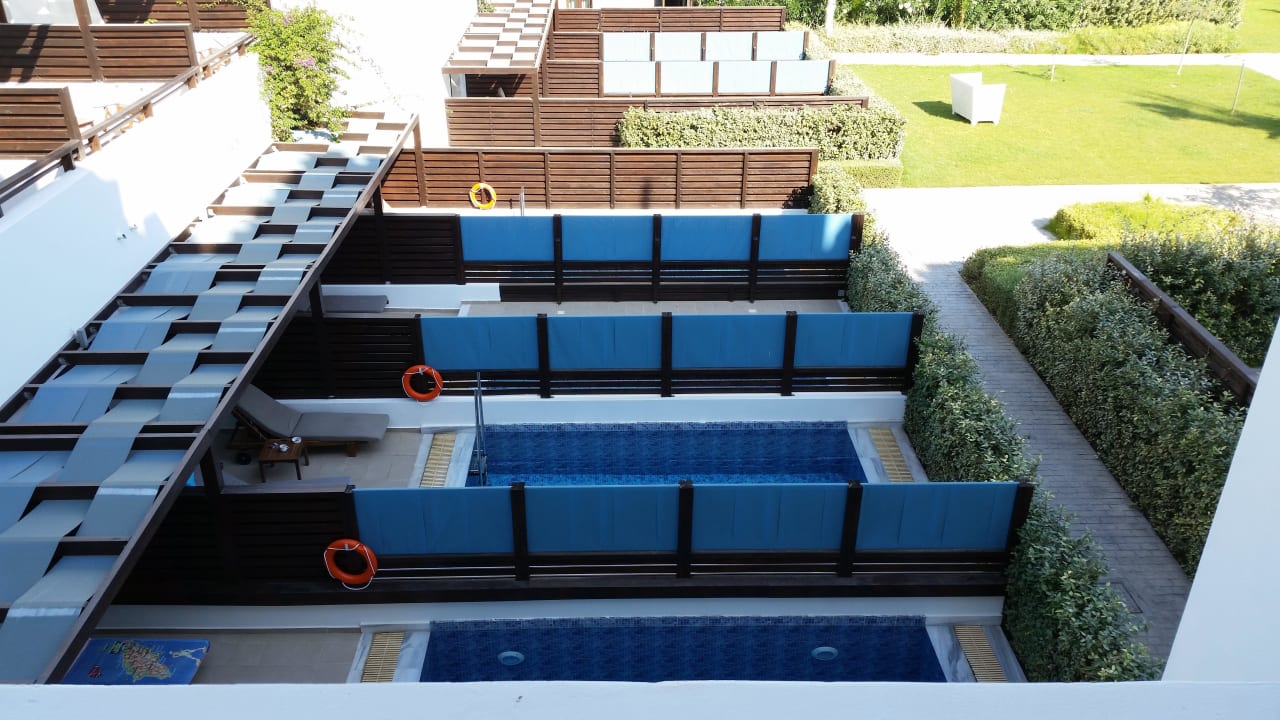 Blick vom Zimmrer TUI BLUE Oceanis Beach and Spa Resort