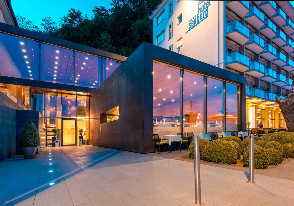 Hoteleingang Hotel Seeburg