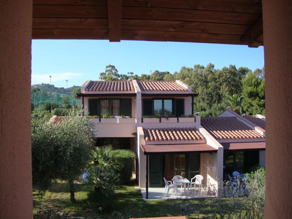 Ausblick von der Ausgangstür Hotel Albaruja