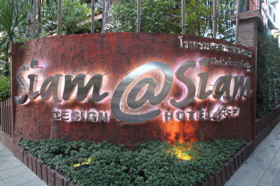 Eingang zum Hotel Siam@Siam Design Hotel Bangkok