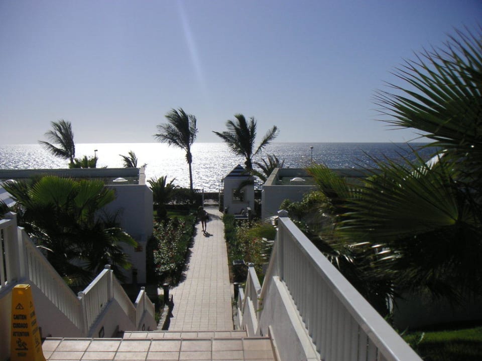 Der Hotelausgang zur Promenade Hotel Riu Gran Canaria