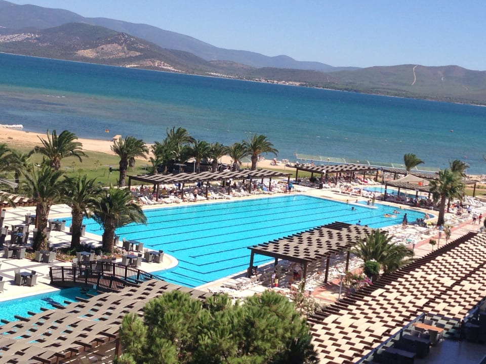 Pool und Strand sieht man von allem Zimmern  Venosa Beach Resort & Spa