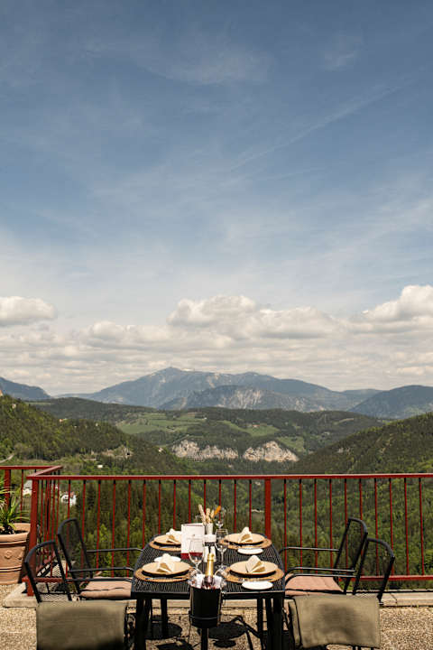 Ausblick Sporthotel am Semmering