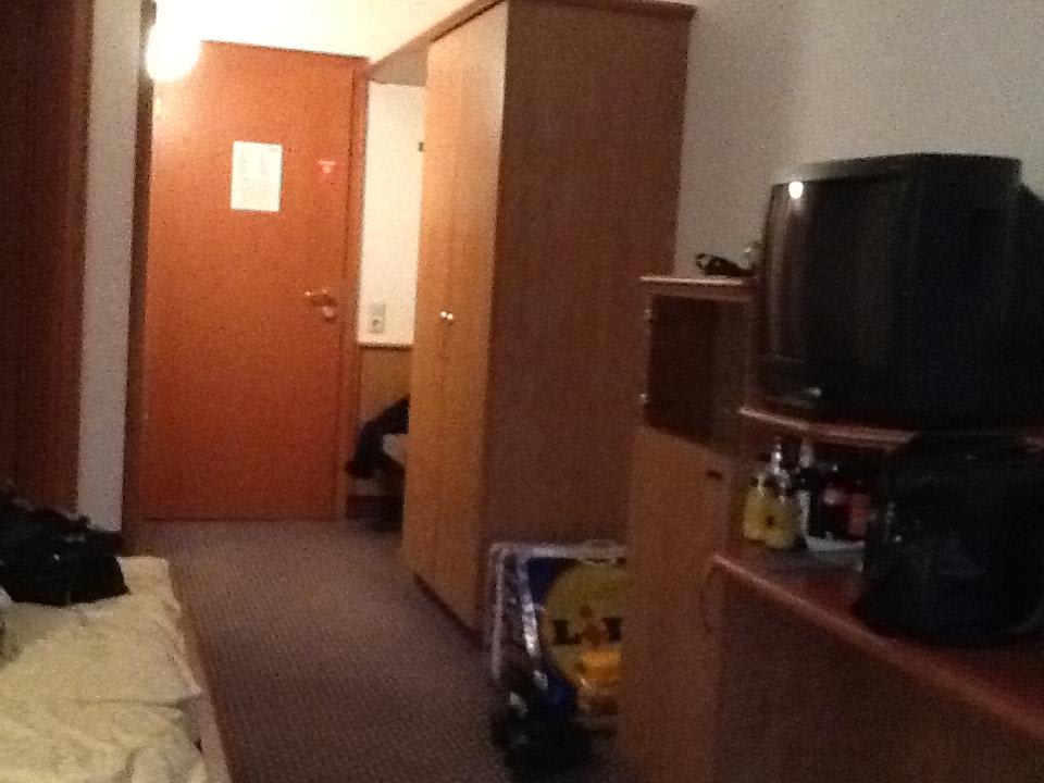 Blick zur Zimmertür Hotel Markgraf