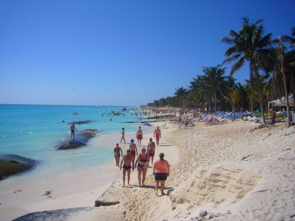 Aktuelle Strandsituation Hotel Riu Palace Mexico