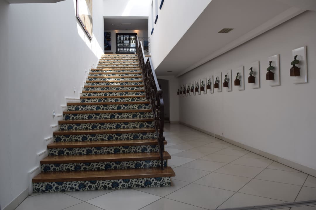 Treppe zum Restaurant The Marmara Bodrum Hotel