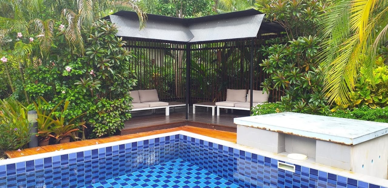 Gartenanlage The Leaf on The Sands by Katathani