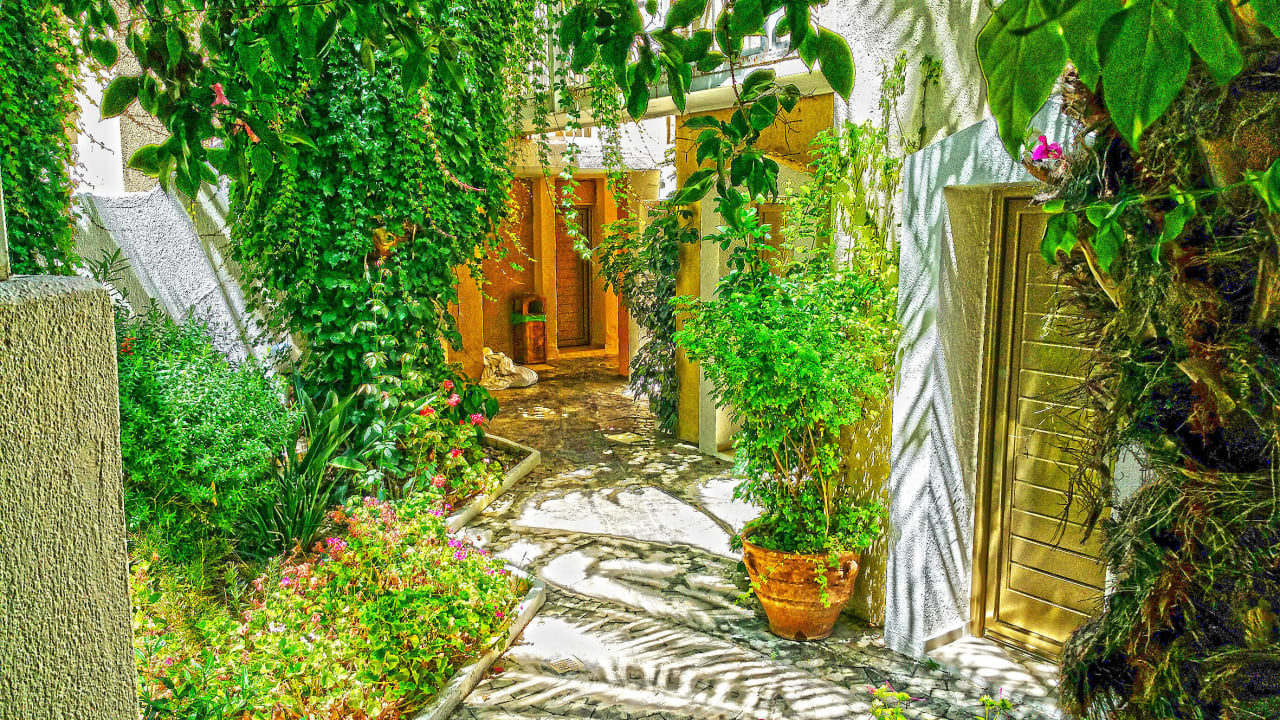 Nefeli Hotel Gartenanlage Nefeli Hotel Rethymno