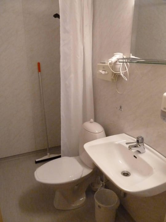 Badezimmer Elva Hotel og Camping