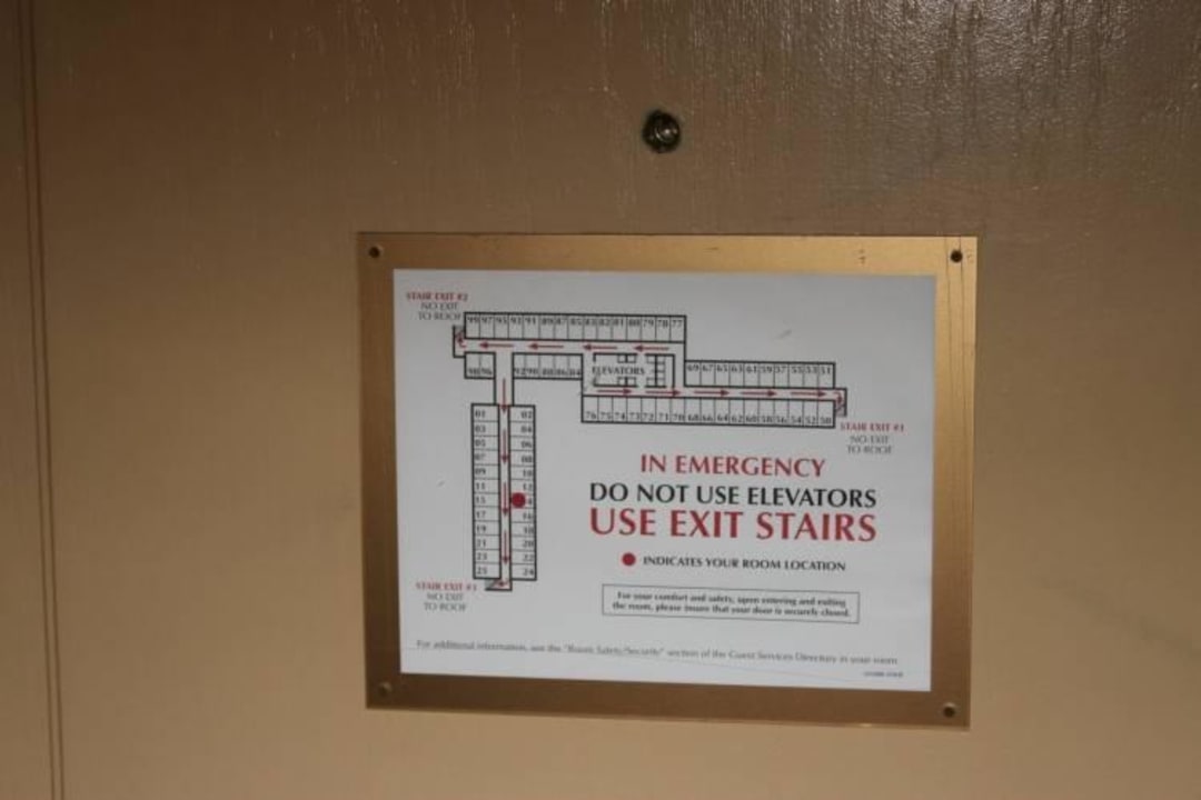 Fluchtplan Hotel Golden Nugget