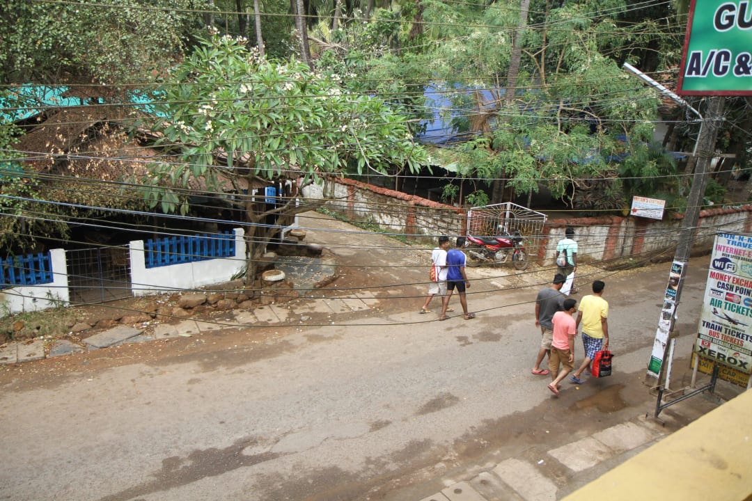 Widok z pokoju Sun N Moon Palolem Beach