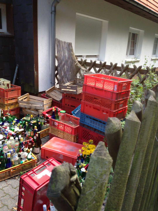 Blick aus meinem Zimmer Seehotel Karlslust