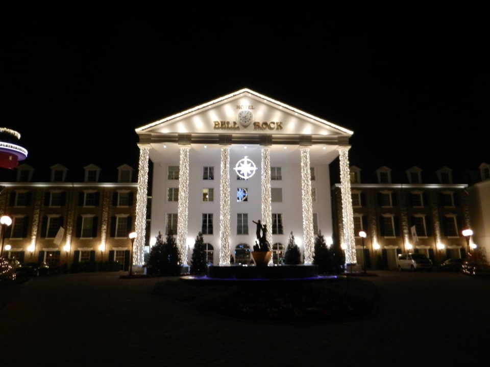 Weihnachtlich geschmückt Hotel Bell Rock Europa-Park