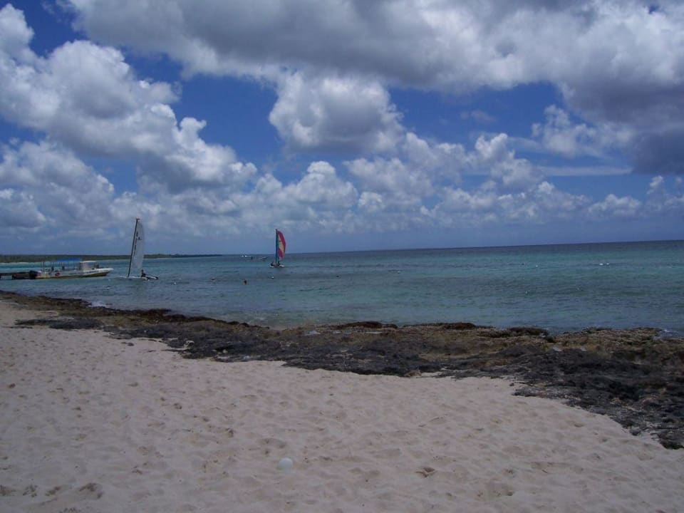Strand links vom Leuchhturm 2007 Iberostar Selection Hacienda Dominicus