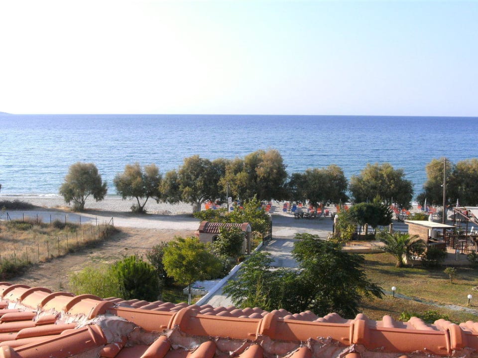 Blick vom Balkon Thassos Hotel Grand Brach