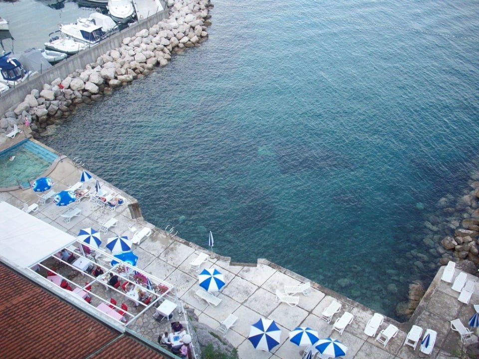 Ausblick auf den Hotelstrand Hotel Istra - Liburnia