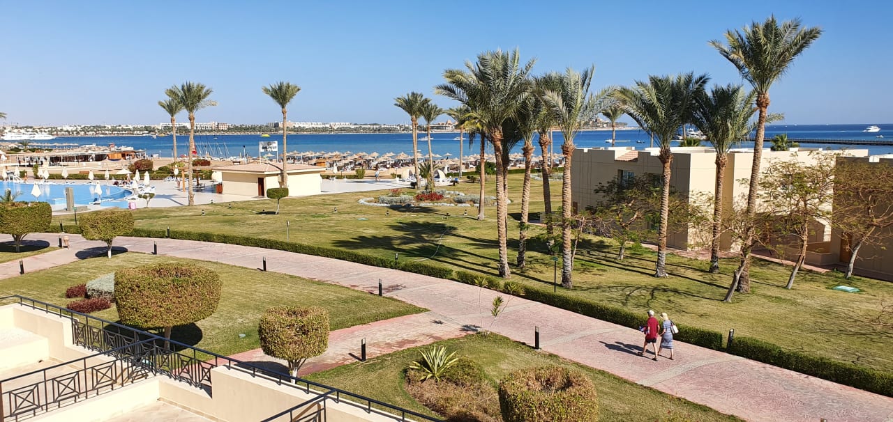 Ausblick Cleopatra Luxury Resort Makadi Bay