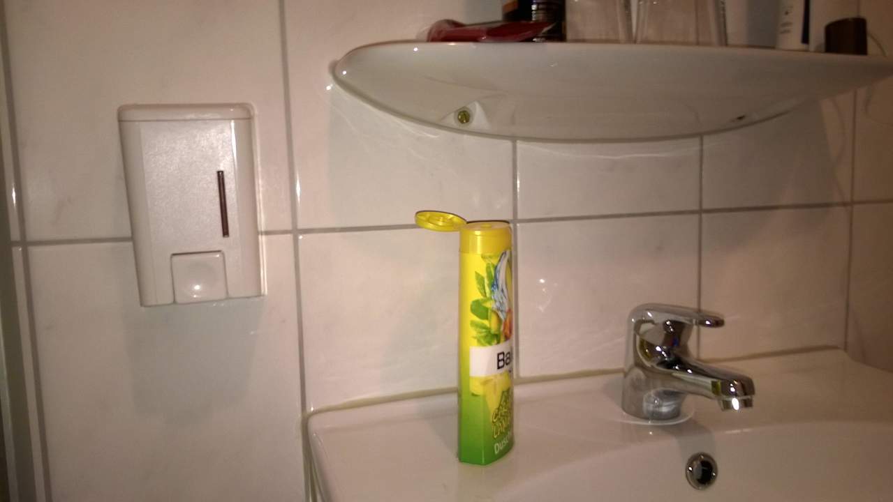 Badezimmerblick Hotel Nord